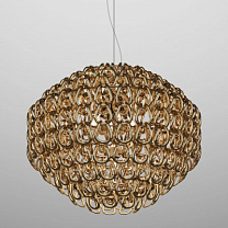 Подвесной светильник GIOGALI 85 CRYSTAL GOLD MATT BRONZE 1 E27 CE