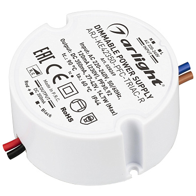 028269 Arlight LED драйвер ARJ-KE42350-PFC-TRIAC-R (15W, 350mA)
