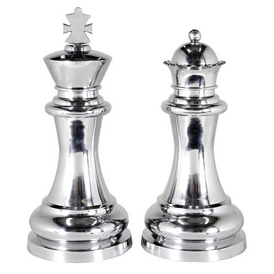 105147 Chess King & Queen aluminium декор Eichholtz