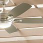 56" Tranquil LED Weather+ Outdoor Ceiling Fan Brushed Nickel уличная люстра-вентилятор 310130NI Kichler — фото 1