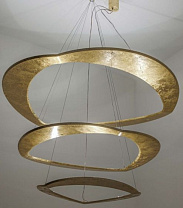 SOSPENSIONE 195W 2700K FOGLIA ORO