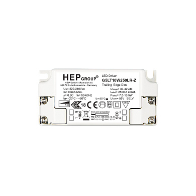 драйвер питания LED 250mA 10.5W белый