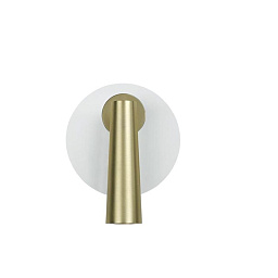 05-6421-14-DN Leds C4 Gamma настенная лампа для чтения с латунным корпусом и белым основанием