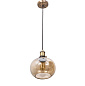 Contemporary Lustrous Glass Bowl Hanging Light подвесной светильник FOS Lighting Antq-Holder-CapitalLust-HL1
