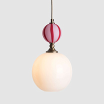 Striped Pop Light Standard пыльная роза-красная полоска