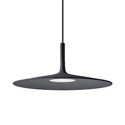 FN195017D_27 Foscarini Aplomb подвесной светильник с плоским конусным плафоном цвета антрацит