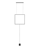 Sandy Black Aluminium LED 25Watt 220-240Volt 1056Lm IP20 3000K Cable Length:180 cm L:61.7 W:10 H:392 cm