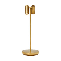 Doppia Accent Rechargeable Table Lamp натуральная латунь