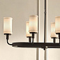 Vetivene 8 Light Linear Chandelier Textured Black люстра 52453BKT Kichler