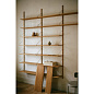 8056 Shelf Library Frama Стеллаж одинарный 185.2x40 дуб — фото 6