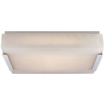 Covet Medium Flush Mount полированный никель с алебастром