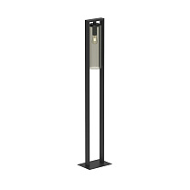 DOME FLOOR 172CM - ALU POWDERCOATED BLACK/SMOKE GLASS
