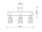 Потолочная люстра Arte Lamp GLAMORE A5076PL-3BK — фото 3