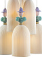 Mademoiselle Подвесной светильник из светодиодного фарфора Lladro 01023557