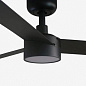 34291WW-1TW Faro barcelona CRUISER LED потолочный вентилятор с подсветкой матовый черный — фото 2