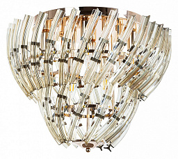 A1054PL-6GO Arte Lamp Ella потолочная люстра с овальной композицией и металлической рамой