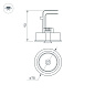 Встраиваемый карданный светильник Arlight CL-SIMPLE-R78-9W — фото 1