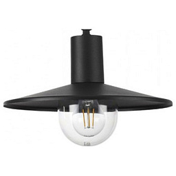 4833/1 Odeon Light Furcadia уличный настенный светильник с металлическим абажуром черный IP44