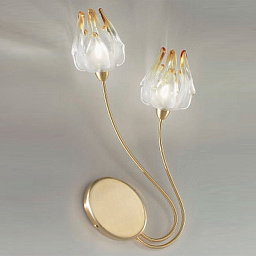 266/2A Brushed gold V286/146/22 IDL Medusa Настенный светильник