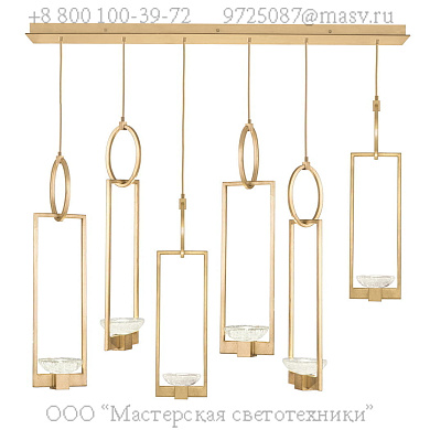 893140-2 Delphi 48" Rectangular Pendant подвесной светильник, Fine Art Lamps