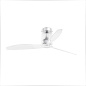 33393 MINI TUBE FAN Transparent ceiling fan with Dc motor люстра с вентилятором Faro barcelona — фото 2