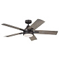 52" Tide 5 Blade LED Outdoor Ceiling Fan Olde Bronze  уличная люстра-вентилятор 310075OZ Kichler — фото 6