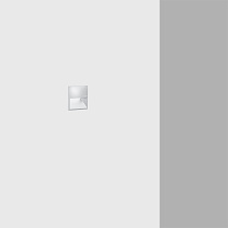 Walky Square optic assembly 45x45mm – AL optic – Warm White LED – 24Vdc 1.5W 32.4lm - 3000K - PWM