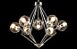 0550/307 FABRICIO Crystal lux Люстра 7х40W E27 Хром