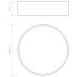 1391004 Kea 250 Round Astro lighting настенный светильник текстурированный чёрный — фото 5