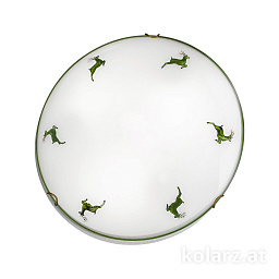Kolarz MOON 731.12LED.4.100 потолочный светильник состаренная латунь ø40cm макс. высота 9cm 2 лампы cветодиодная лампа с регулировкой яркости