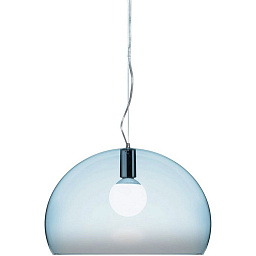 9030K2 Kartell FL-Y подвесной светильник полусферической формы голубого оттенка