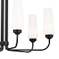 Truby 6 Light Chandelier Black люстра 52480BK Kichler — фото 9