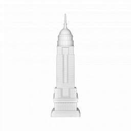 27001LED Qeeboo Empire настольный светильник с полупрозрачным корпусом в форме небоскрёба