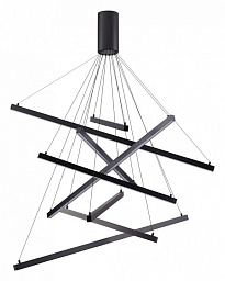 3860/96B Odeon Light Cometa подвесной светильник многоуровневый с цилиндрическими элементами черный