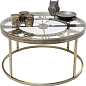 86186 Приставной столик Roman Brass Ø76см Kare Design