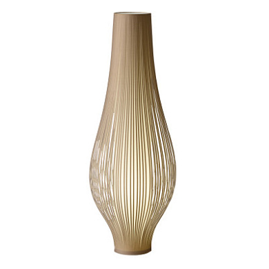 напольный светильник с тканевым абажуром, бежевый оттенок