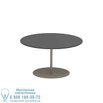 СТОЛИК BUTLER Ø75CM H40CM ПЕСОЧНО-КЕРАМИЧЕСКИЙ ЧЕРНЫЙ Royal Botania