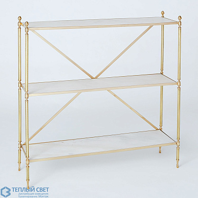 Acorn Open Shelf-Brass Global Views книжный шкаф