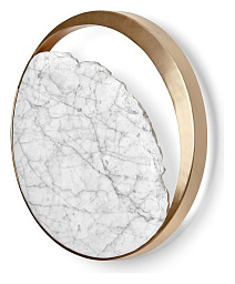44.943 Imperiumloft Eclipse настенный светильник круглой формы с мраморной вставкой