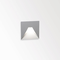 LOGIC W S 930 A Delta Light LOGIC встраиваемый настенный светильник алюминиевого оттенка