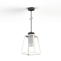 Lampiok 1 N° 4; Frosted glass E27 52W; White
