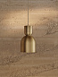 Подвесной светильник Socket Ferm Living 1104269683 латунь — фото 1