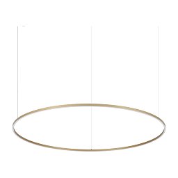 Подвесной светильник Oracle Slim SP D150 ROUND 3000K ON-OFF Ideal Lux 370569, латунь