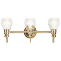 Greenbrier 3 Light Vanity Light Classic Bronze настенный светильник 45392CLZ Kichler — фото 3