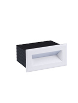 Sandy White Acrylic Polycarbonate Diffuser LED 1Watt 220-240Volt 29Lm IP65 3000K L:10 W:6.5 H:5 cm