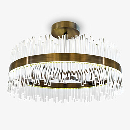 CL122-RO-75 Bella Figura Bond Street потолочная люстра с круговым корпусом и рядами стеклянных элементов