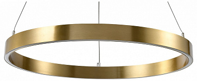 подвесной светильник кольцевой формы золотого цвета