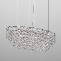 MINIGIOGALI ПОДВЕСКА OV1 КРИСТАЛЛИЧЕСКИЙ ПРОЗРАЧНЫЙ ГЛЯНЦЕВЫЙ ХРОМ E27 CE