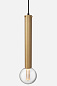 Hubble 38 Brushed Brass Globen Lighting подвесной светильник — фото 3