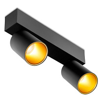 Потолочные светодиодные светильники Led technology SPY 2 11.30 W черный + золотой